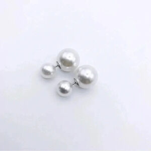 STAINLESS Steel Pearl stud earring | Classic Jewelry